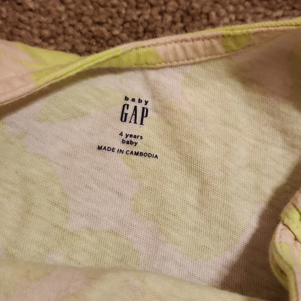 EUC Baby Gap Floral Print dress- 4 years